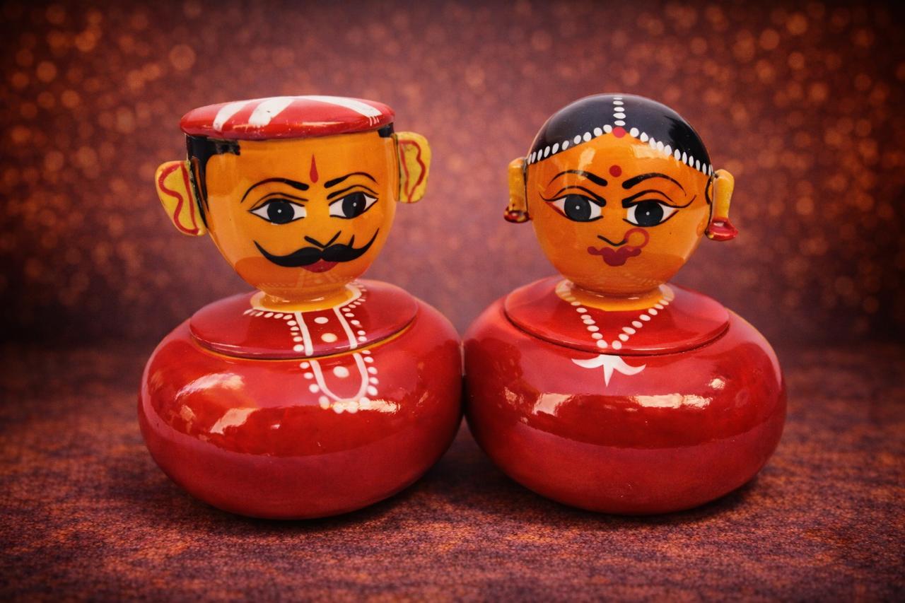 Boy-Girl Kumkum Box Set