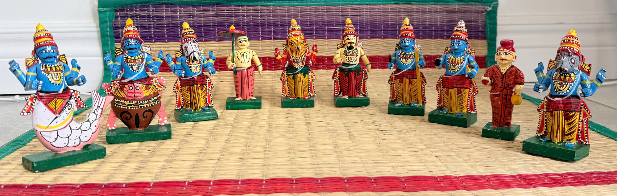 Kondapalli Dasavatharam Set (Small)