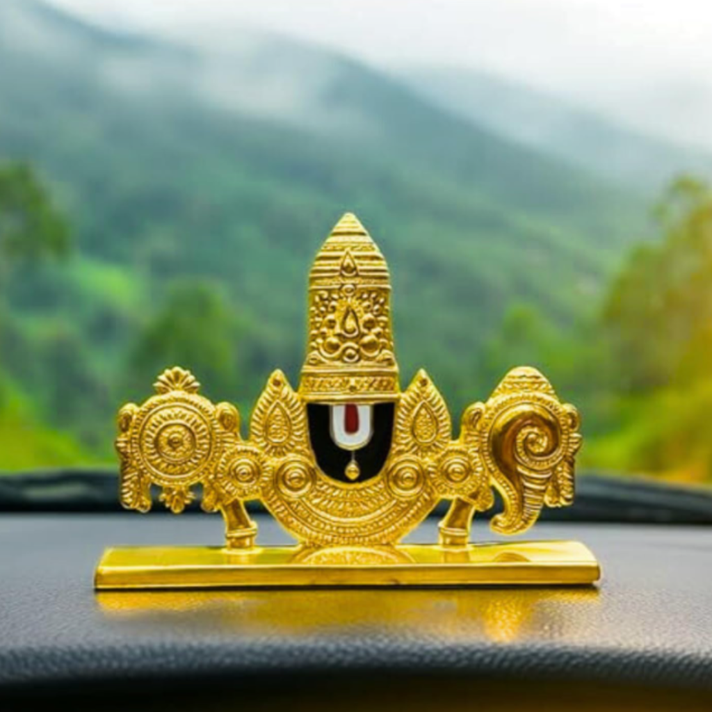 Buy Balaji Car Dashboard Idol Online | Metal Murti for Protection & Vastu