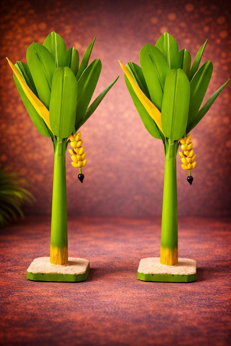 Wooden Banana Tree Set