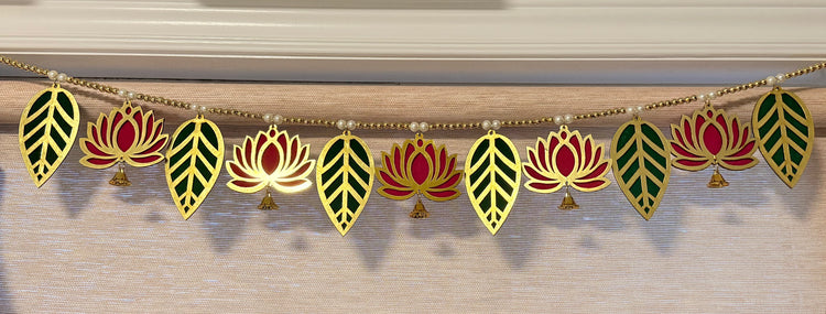 Lotus & Mango Leaf Toran