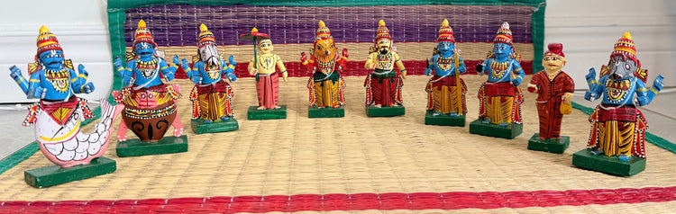 Kondapalli Dasavatharam Set (Small)