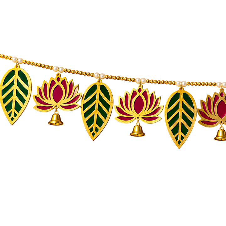 Lotus & Mango Leaf Toran
