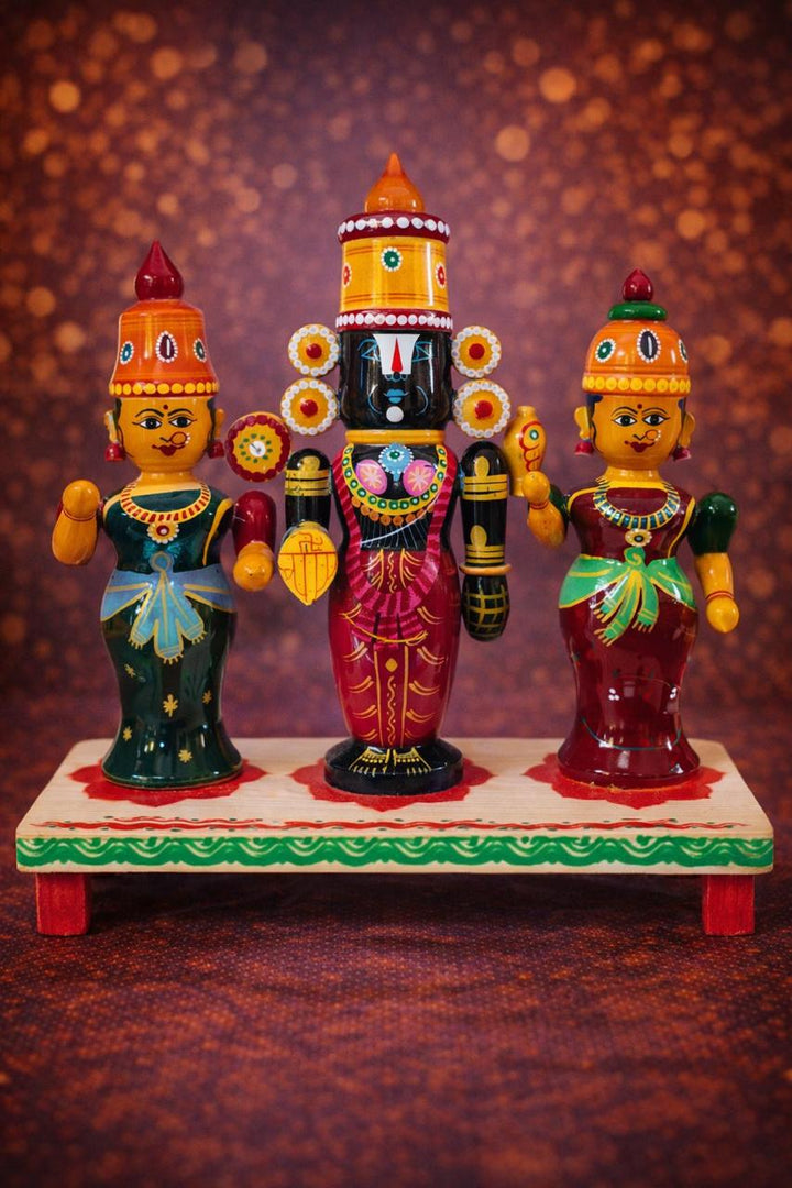 Balaji with Sridevi & Bhudevi