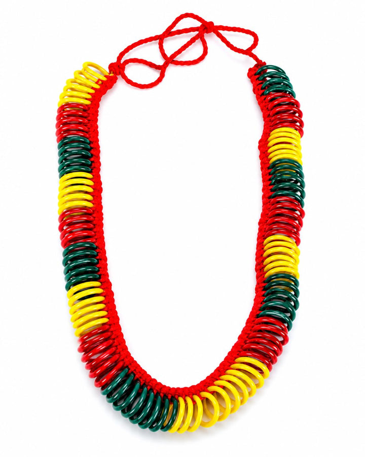 Red, Yellow & Green Maata Chitti Gajula Mala