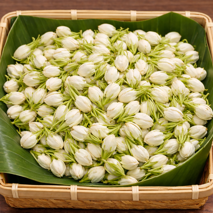 Fresh Jasmine Flower Loose – Malle Puvvu (Telugu) | Chameli Phool (Hindi) | Malligai Poo (Tamil) | Jasmine Loose (English)