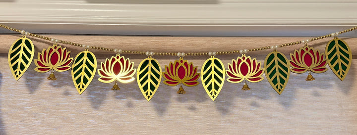 Lotus & Mango Leaf Toran