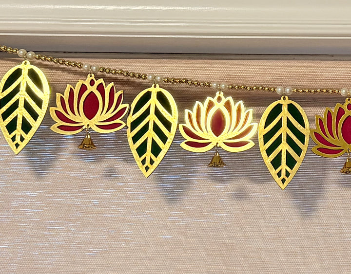 Lotus & Mango Leaf Toran