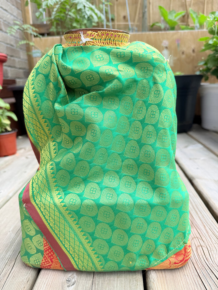 Varalakshmi Amman Idol with Red & Green Saree