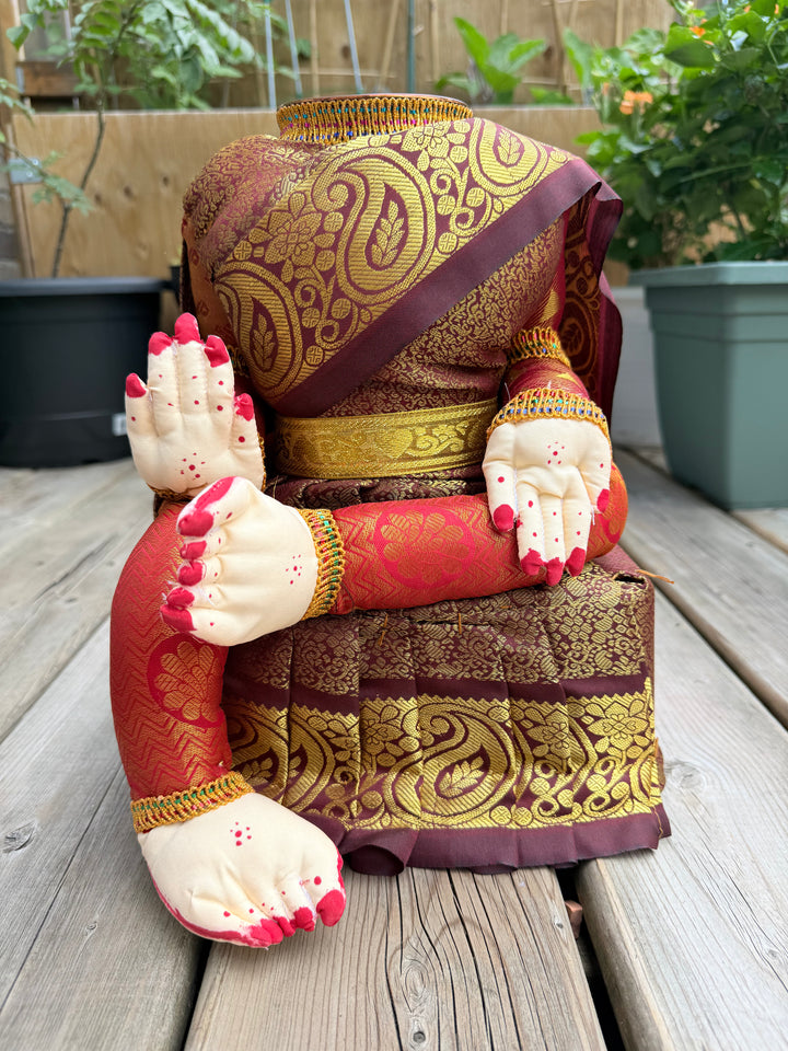 Varalakshmi Amman Idol with Red Saree