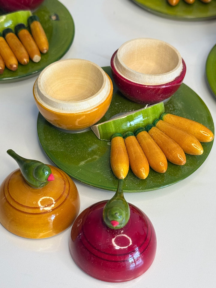 Haldi KumKum Box With Parrot Topper